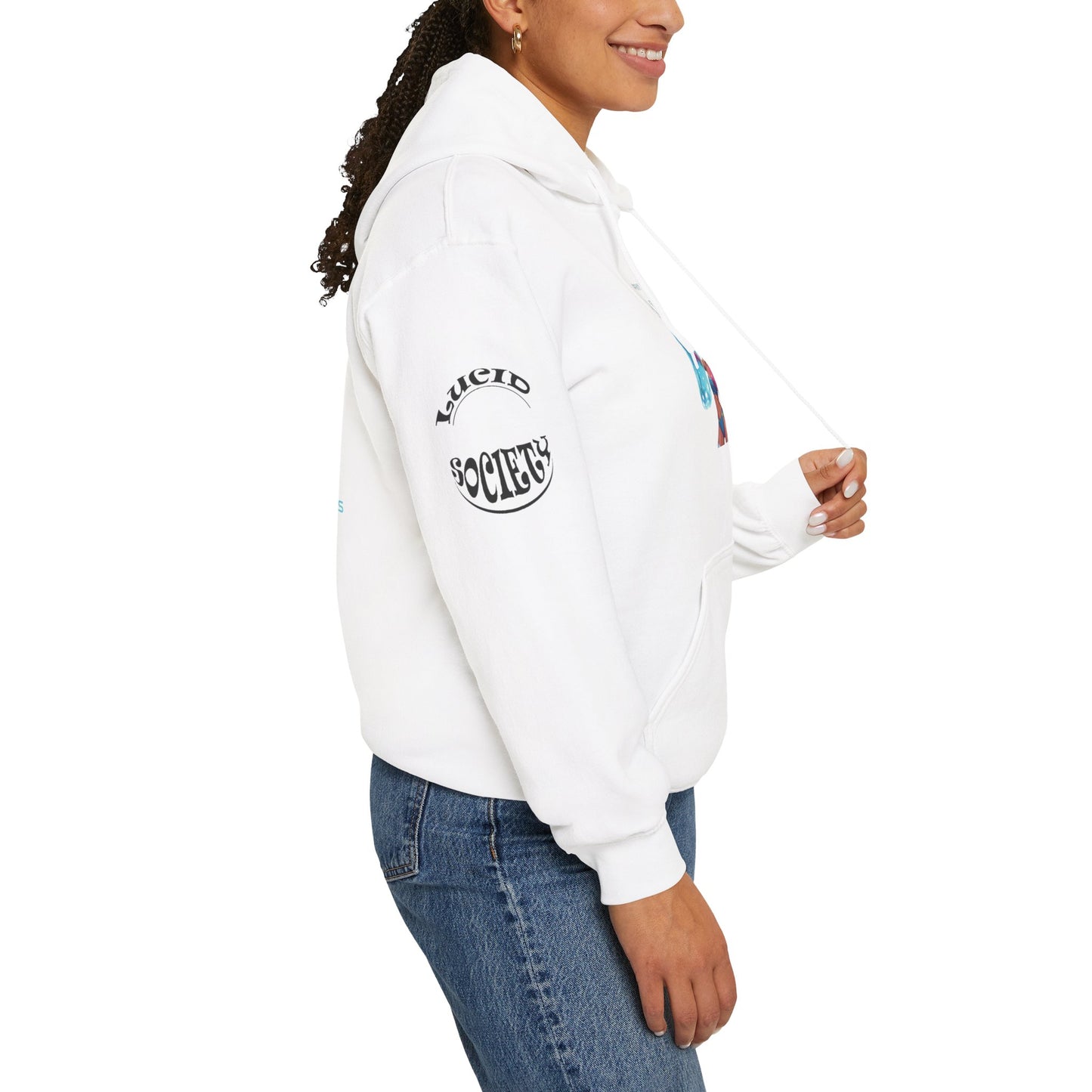 Cosmic Dreams Hoodie, Unisex Hooded Sweatshirt, Graphic Sweatshirt, Trendy Pullover Hoodie, Unique Gift Idea, Space-Inspired Apparel