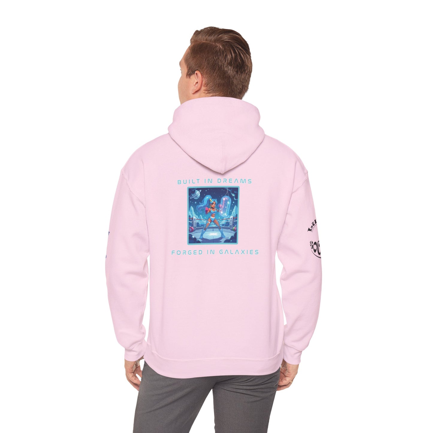 Cosmic Dreams Hoodie, Unisex Hooded Sweatshirt, Graphic Sweatshirt, Trendy Pullover Hoodie, Unique Gift Idea, Space-Inspired Apparel
