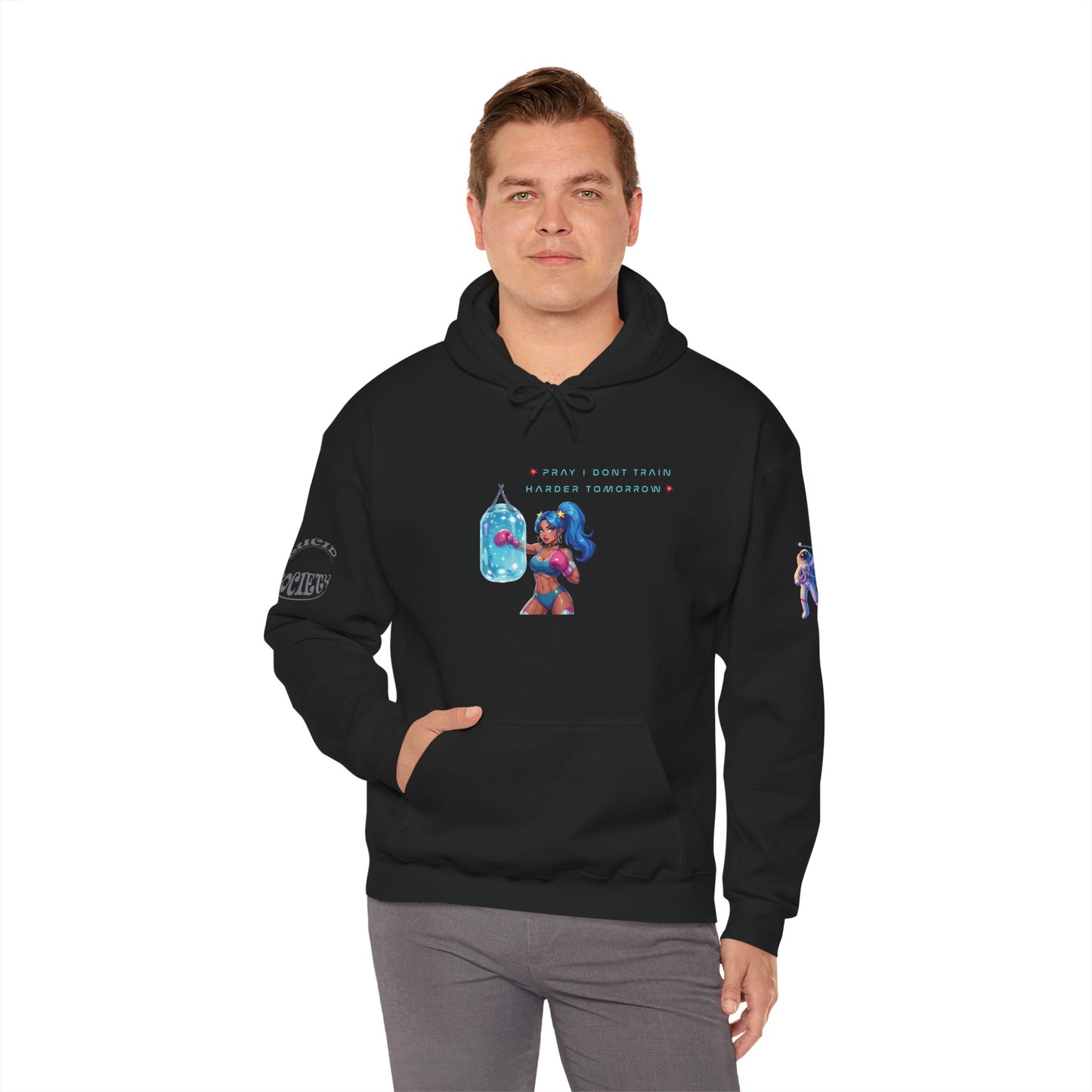 Cosmic Dreams Hoodie, Unisex Hooded Sweatshirt, Graphic Sweatshirt, Trendy Pullover Hoodie, Unique Gift Idea, Space-Inspired Apparel