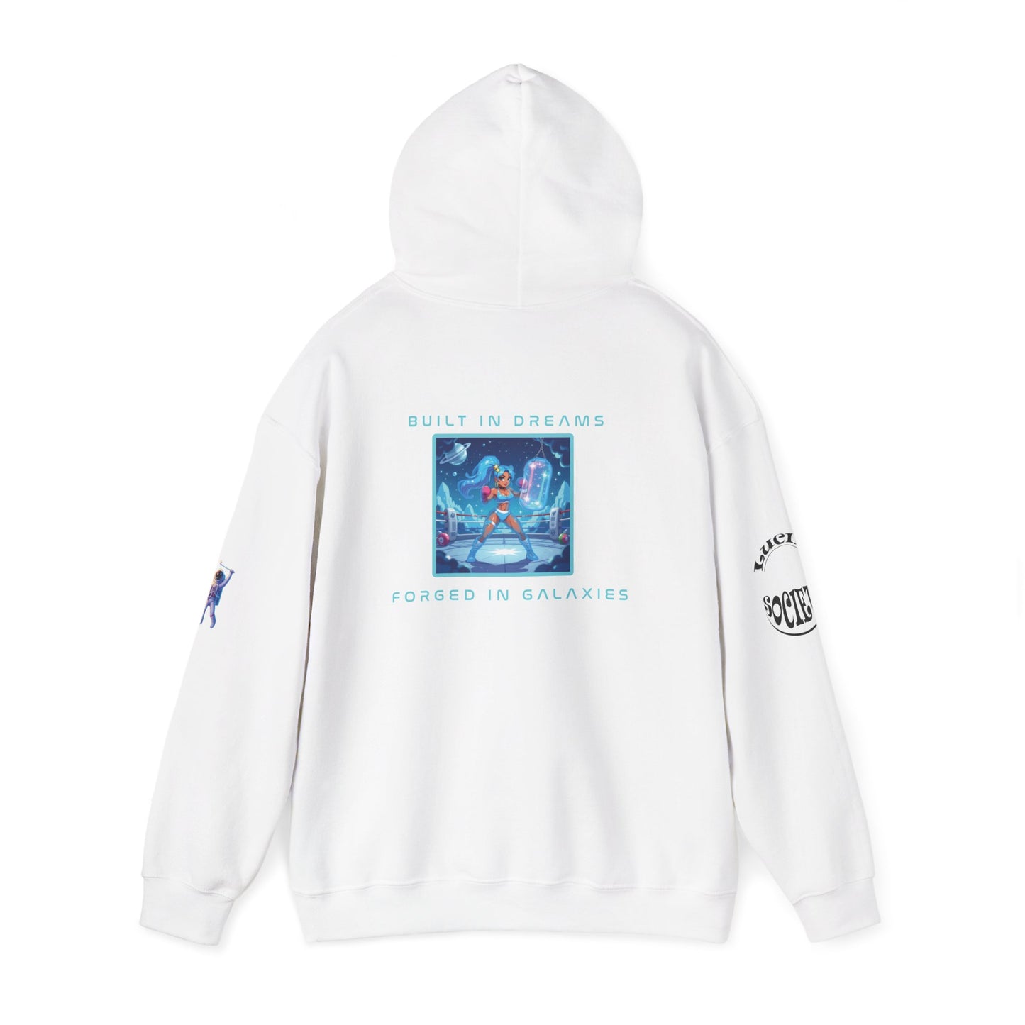 Cosmic Dreams Hoodie, Unisex Hooded Sweatshirt, Graphic Sweatshirt, Trendy Pullover Hoodie, Unique Gift Idea, Space-Inspired Apparel